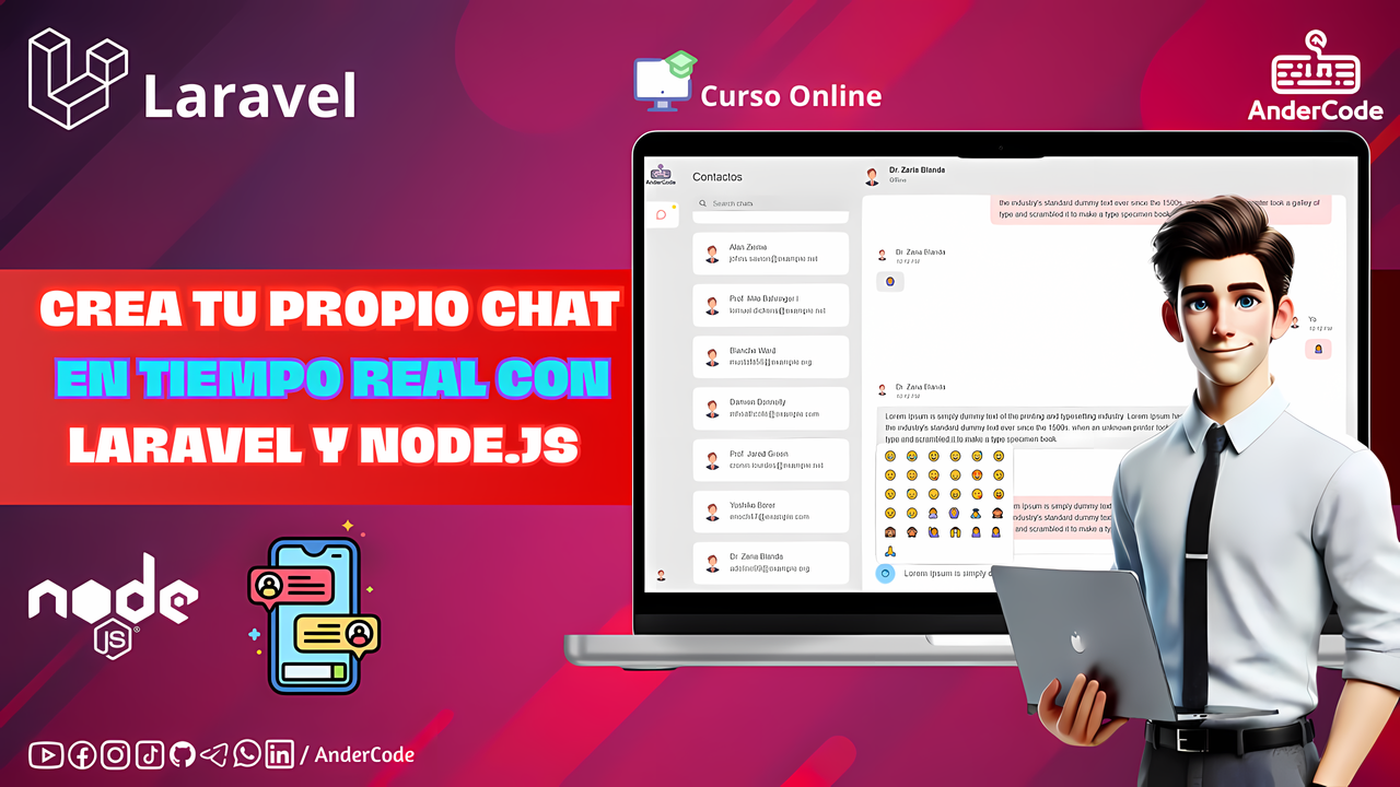 Crea tu Propio Chat en Tiempo Real con Laravel y Node.js