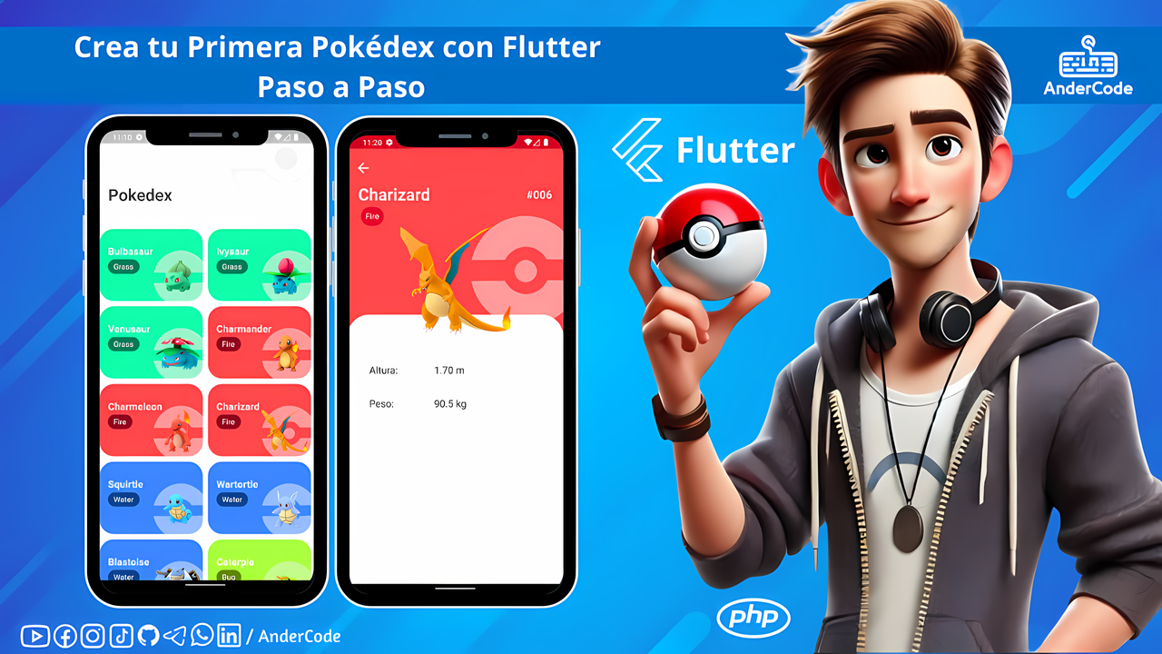 Crea tu primera Pokédex con Flutter Paso a Paso