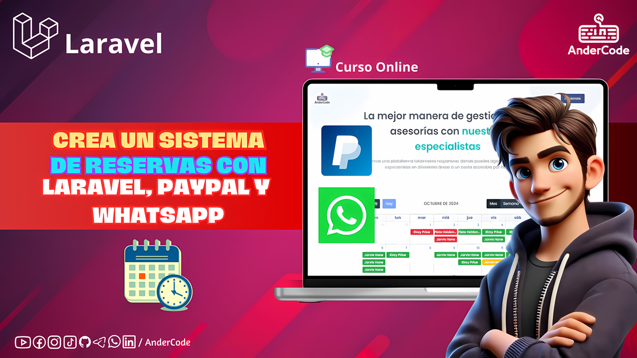 Crea un Sistema de Reservas con Laravel, PayPal y WhatsApp